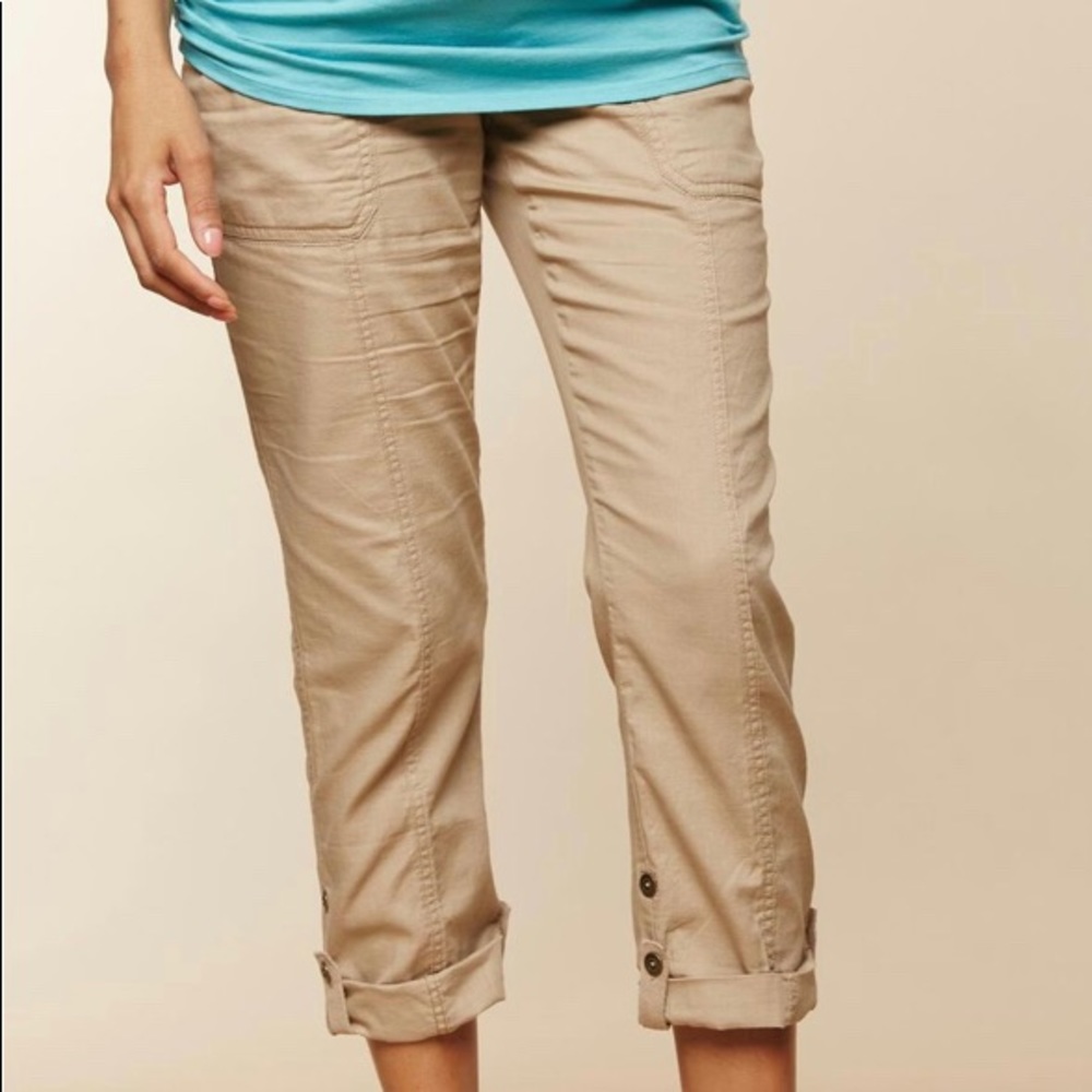 Motherhood Maternity Roll Hem Convertible Pants
